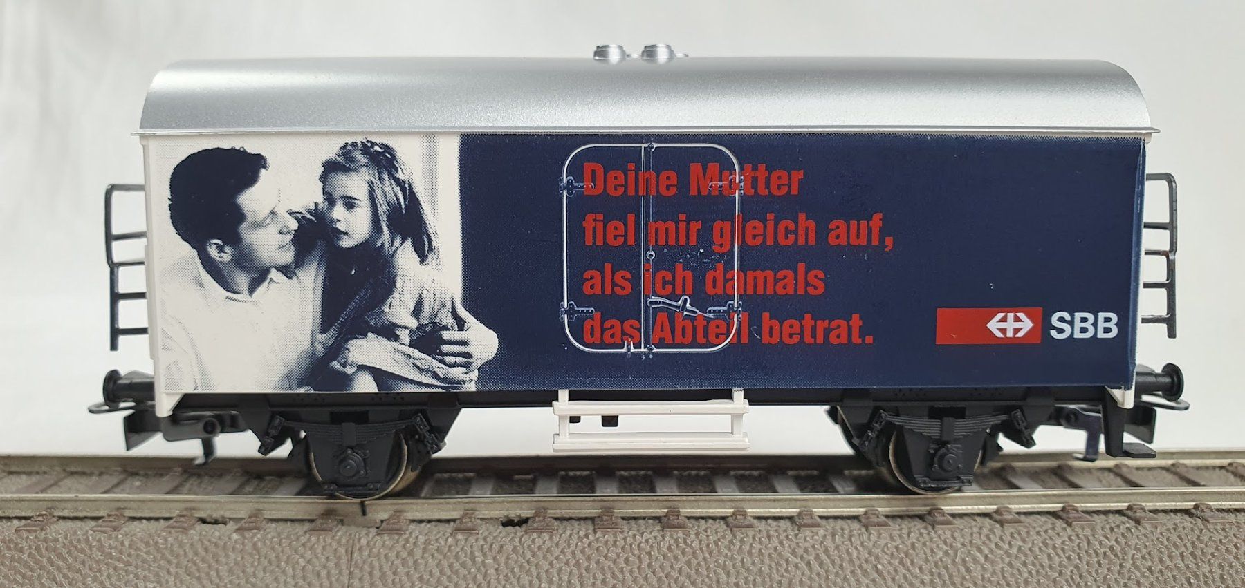 Märklin Modellini di ferrovie: Märklin 4415 SBB Webewagen "Deine Mutter" selten angeboten – Usato da Seon venduto da voAllBah