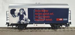 Märklin 4415 SBB Webewagen "Deine Mutter" selten angeboten
