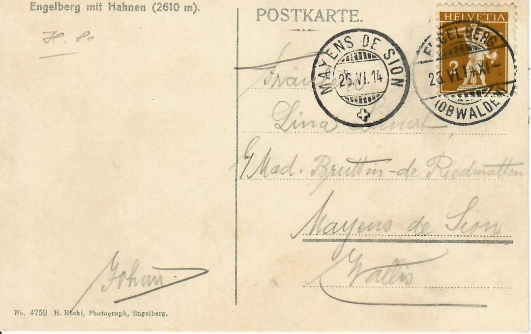 Cartes postales: Engelberg – D'occasion à Hochdorf par Ziegel-16 1