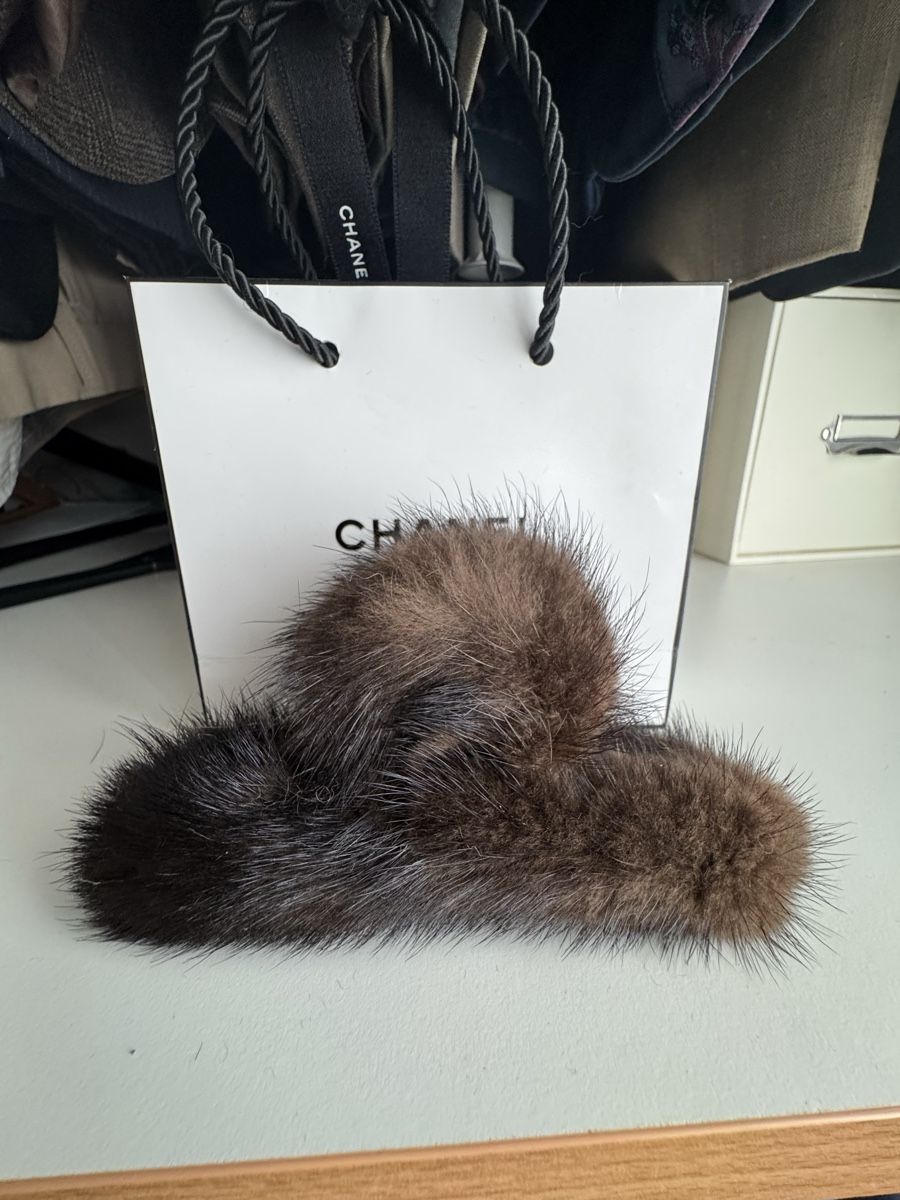 Accessori per capelli: Haarklammer aus echtem Nerz + Chanel Tüte – Nuovo (secondo la descrizione) da Zürich venduto da Orionos 1