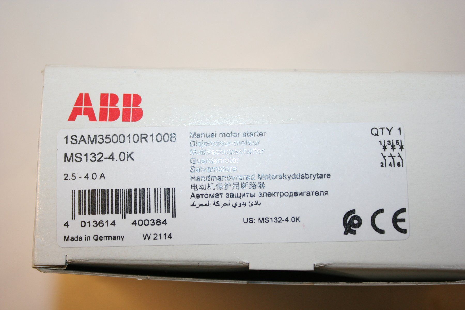 ABB Interruttori: Motorschutzschalter 2.5-4A Handschalter – Nuovo (secondo la descrizione) da Hinwil venduto da ilon13 3