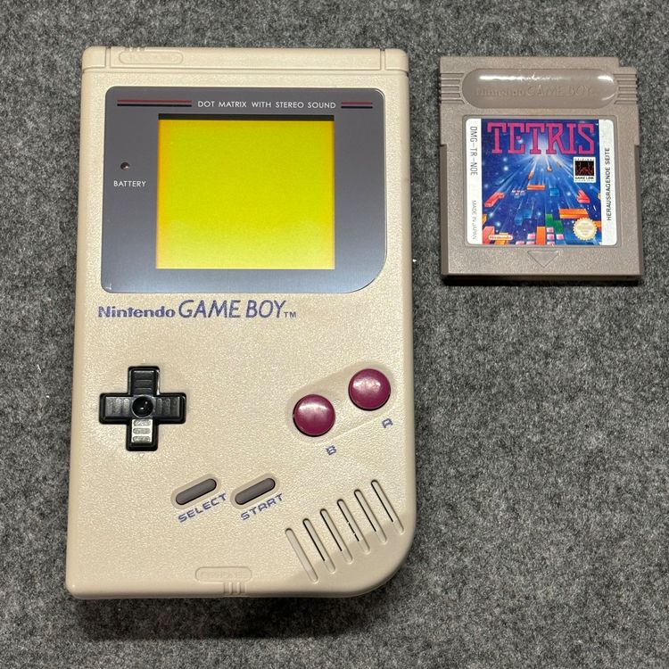 Gameboy Classic Konsole TOP + Tetris Original (Gebraucht) in Mollis für ...