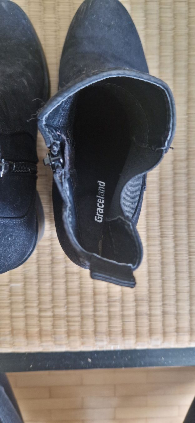 Graceland Damenschuhe: Schwarze Absatzschuhe GRACELAND  Gr. 37 – Gebraucht aus Ettingen von Echoo 4