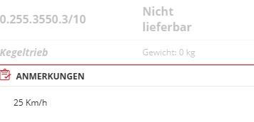 Traktoren: Kegeltrieb  Nr. 0.255.3550.3/10 – Gebraucht aus Hasle LU von kunternaehrerag 2