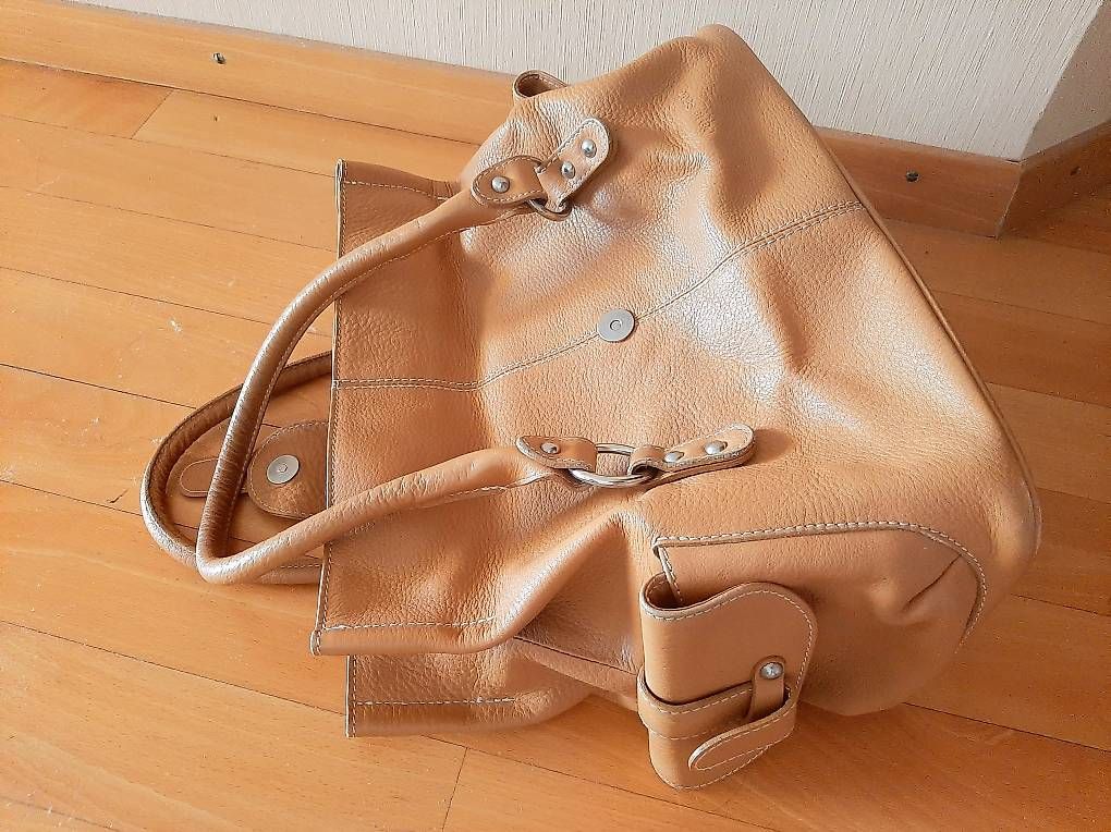 Longchamp Borse da donna: Sac à main Longchamp en cuir camel – Usato da lausanne venduto da bluestone02 1