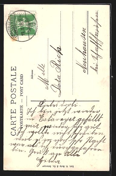 Cartoline postali: Estavayer-le-Lac, Institut du Sacré-Coe – Usato da Berlin venduto da bartko-reher 1