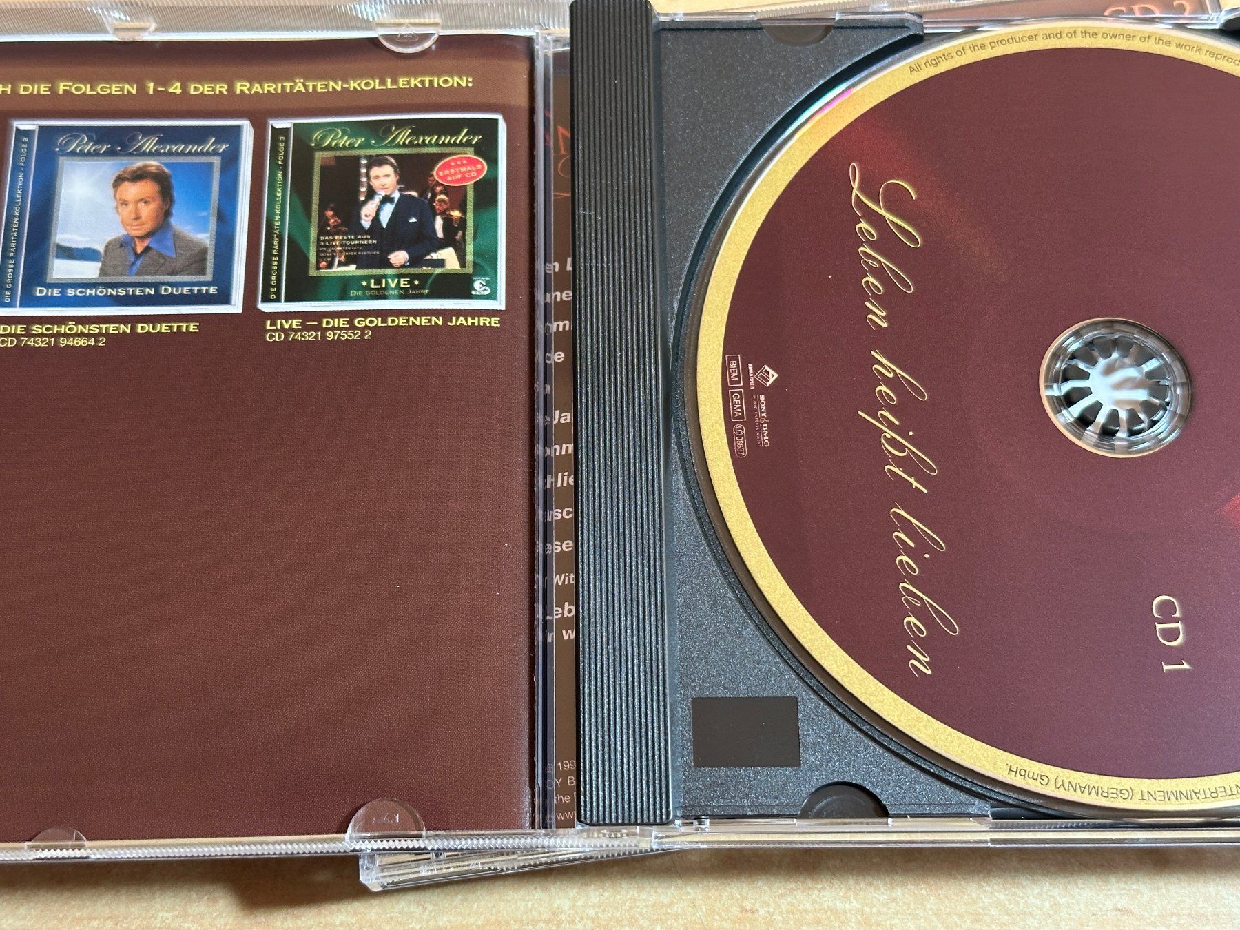 CDs: Peter Alexander – Leben Heißt Lieben - 3 CD – Gebraucht aus Rikon im Tösstal von Alpenmutz 5