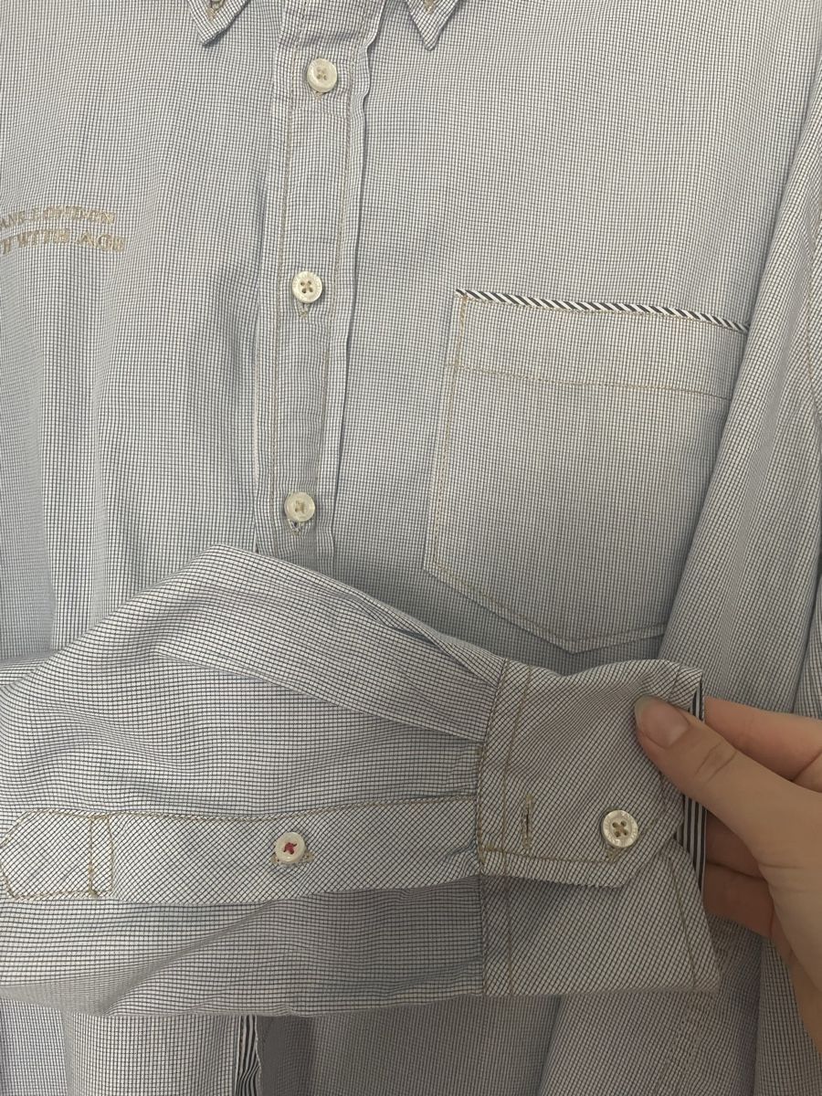 Pepe Jeans Camicie: Pepe Jeans Hemd Grösse L, hellblau-weiss kariert – Nuovo (secondo la descrizione) da Münchenstein venduto da FamilieUlmi 3