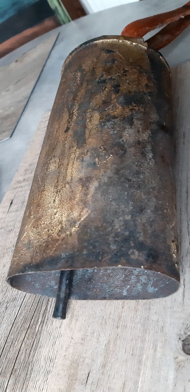 Campanacci mucche: Schöne Glocke mit Lederriemen – Usato da Tagelswangen venduto da BrigittaC01 6