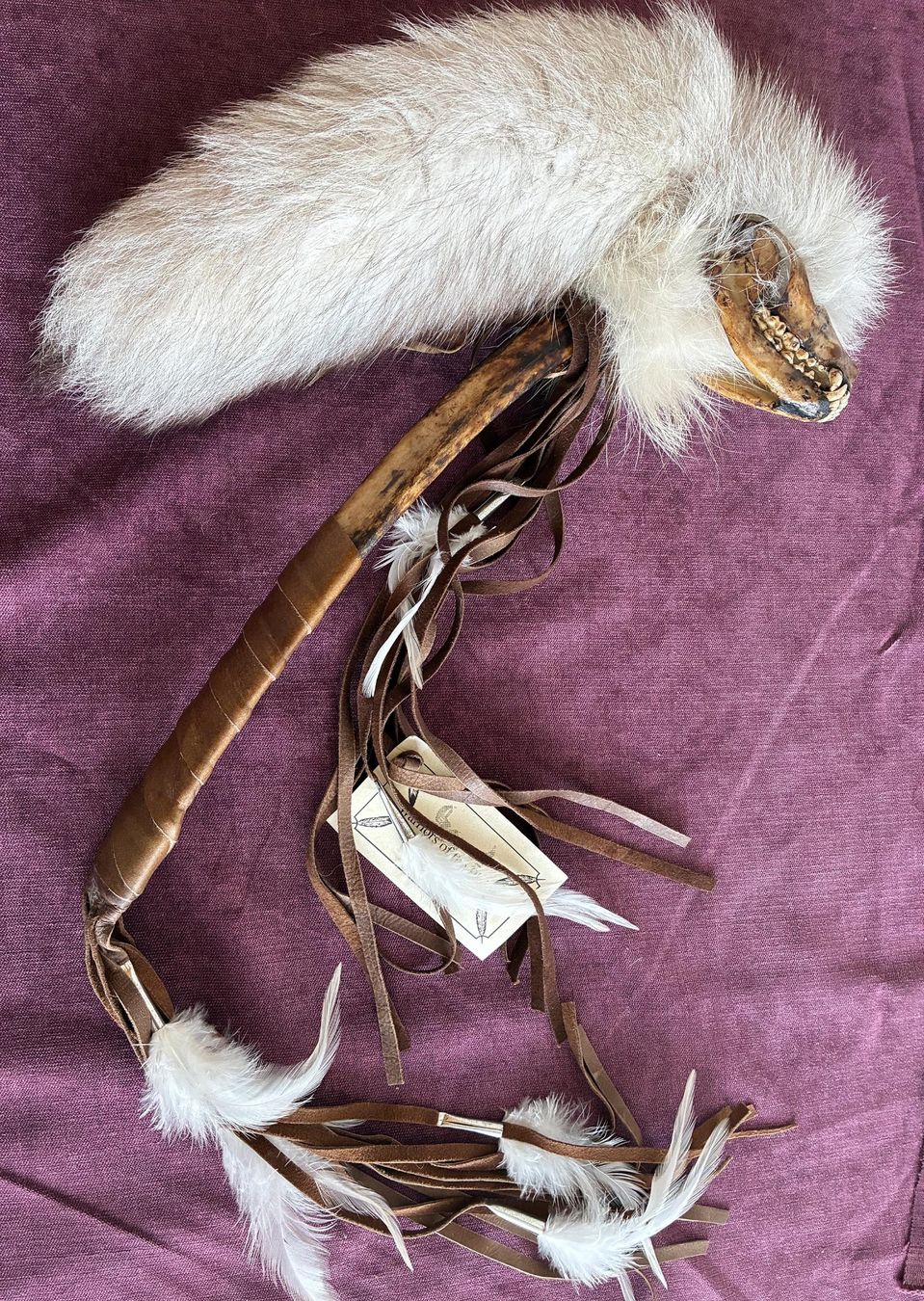 Sonstiges zum Sammeln & Seltenes: Chippewa Indianer Sprechstab 1996 – Gebraucht aus Bäretswil von robsonantik 2