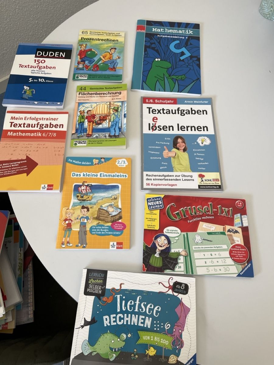 Bücher: Mathelernhefte - Klasse 2 bis 8 – Gebraucht aus Wolhusen von Sammler16
