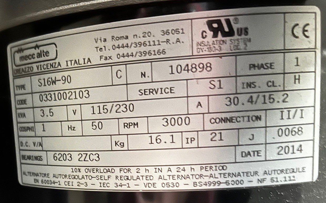 Generatori di corrente: Notstromgenerator SDMO HX3000 – Usato da Willisau venduto da aronet 4