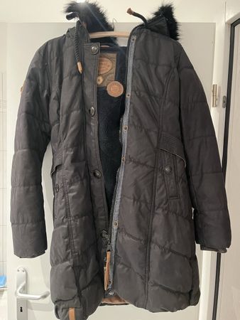 Naketano Winterjacke Damen Gr. M schwarz Top Zustand