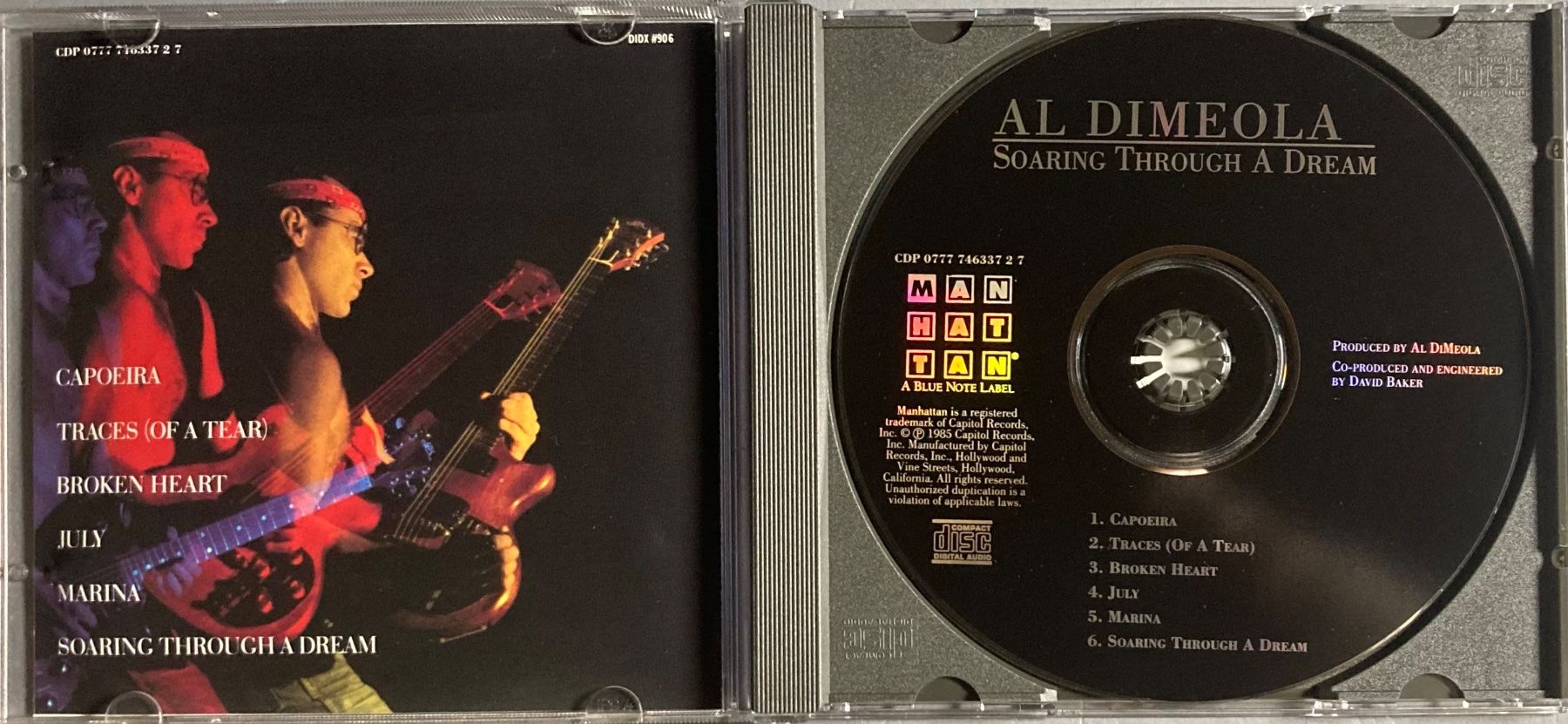 CD: AL DI MEOLA - SOARING THROUGH A DREAM – Usato da Poliez-Pittet venduto da Newtown-Records 2