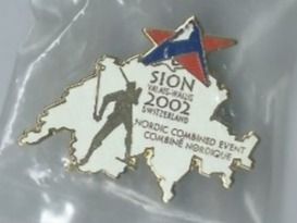 Plaketten & Abzeichen: Sion Olympia-Kandidatur 2002 PIN – Gebraucht aus Zürich von t24_de