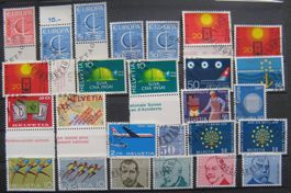 Werbemarken kleine Sammlung mit Ersttagsstempel