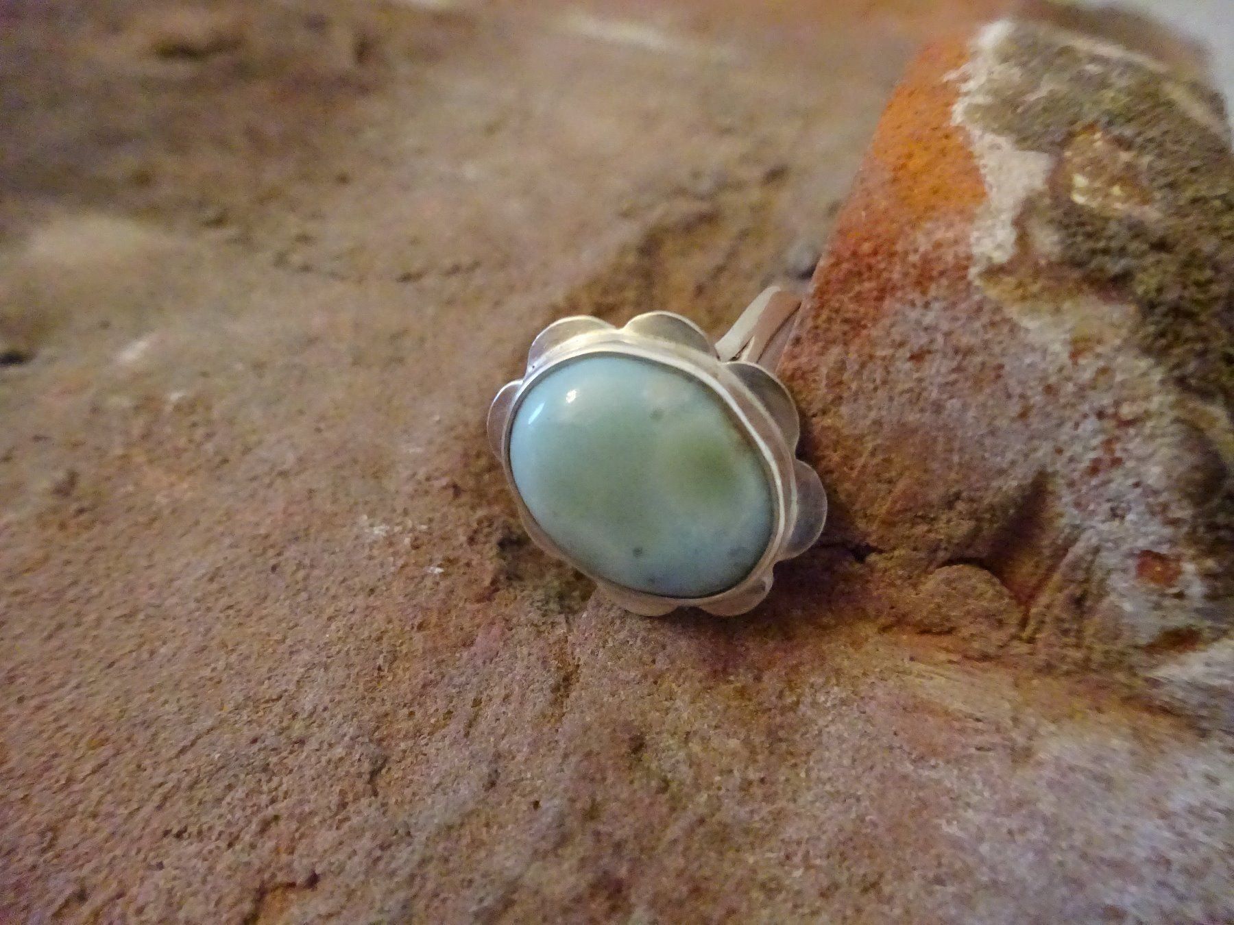 Ringe: Ring Larima Blume Santo Domingo RG51 /925 S – Gebraucht aus Esslingen von FetteSchnecke 3