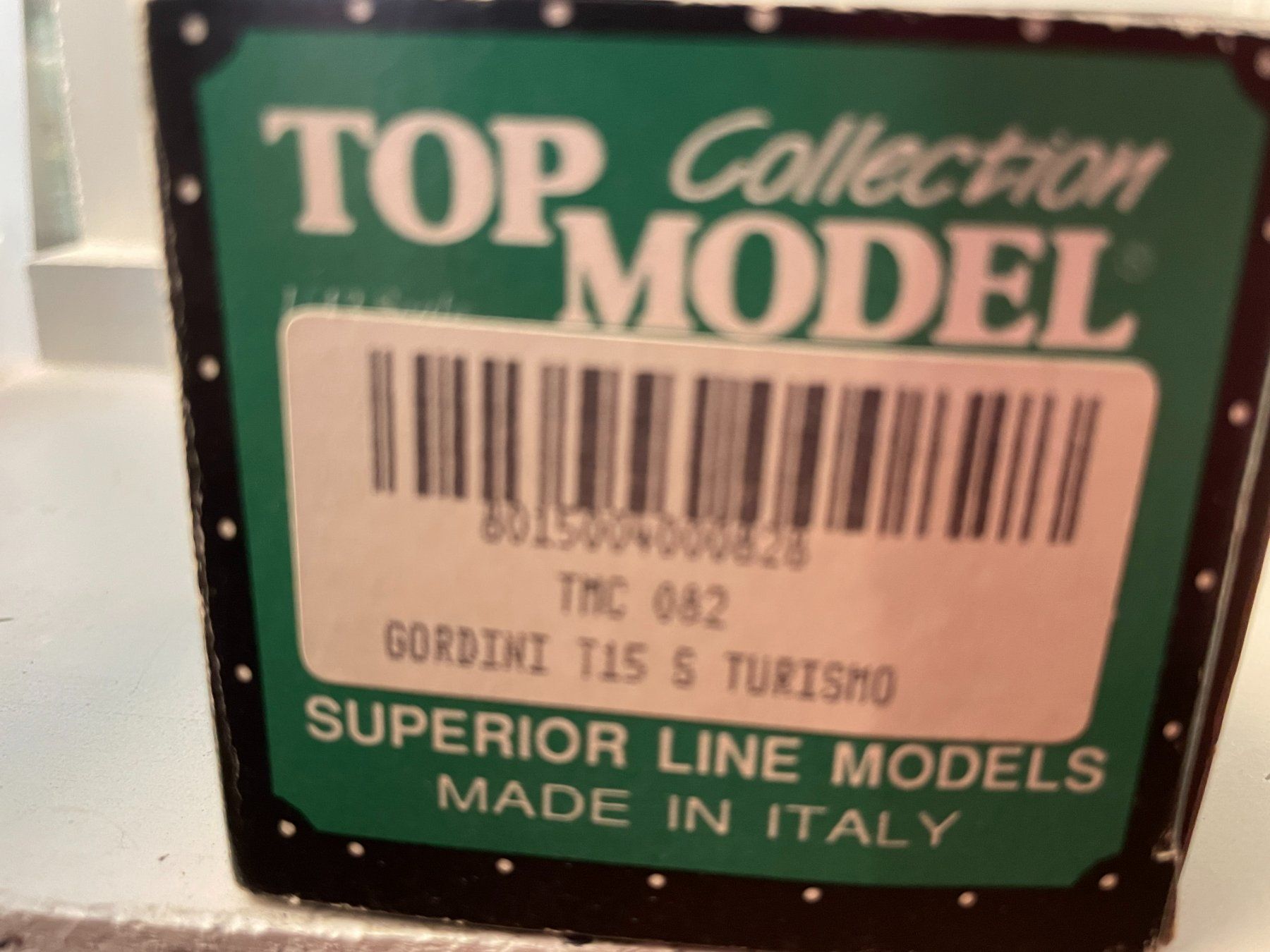 Gordini Modellini d'auto: Gordini T 15      1:43 top model – Nuovo e nell'imballaggio originale da Wohlen AG venduto da Erelpowerline 1