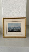 Antikes Bild, Luzern 1850, gerahmt, Wanddekoration