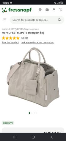 Dog Transport Bag - NEW