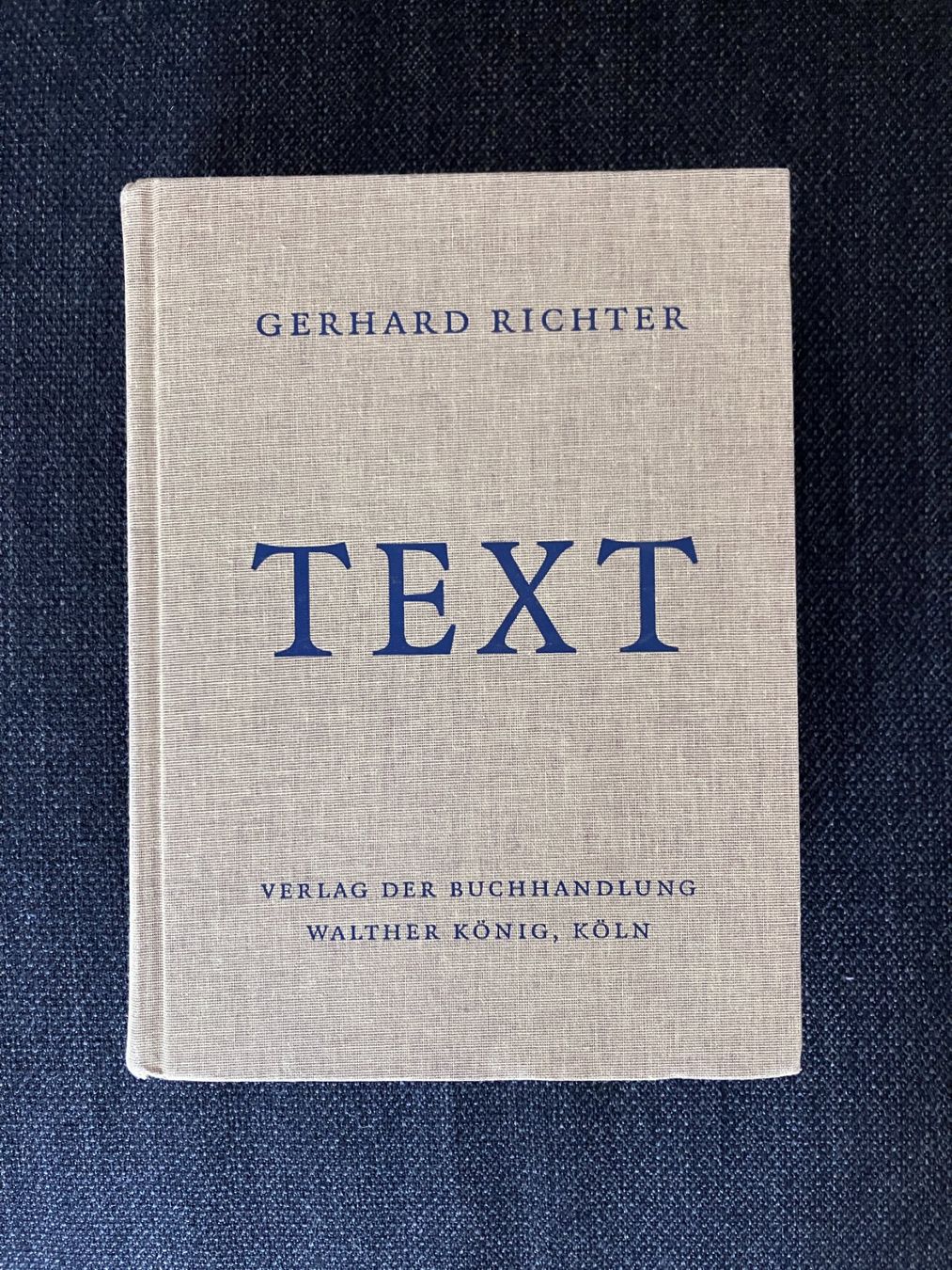 Livres: Gerhard Richter - Text – Neuf (Voir description) à Adliswil par lauryyrual