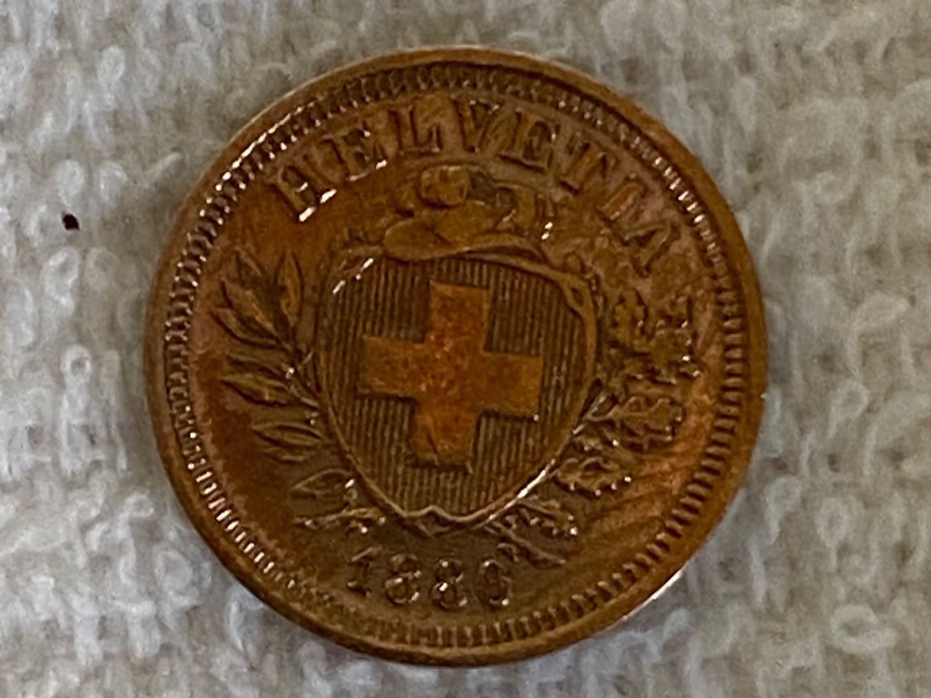 Tutti le monete: 1 centime/Rappen 1880 – Usato da Nyon venduto da Ilmi09