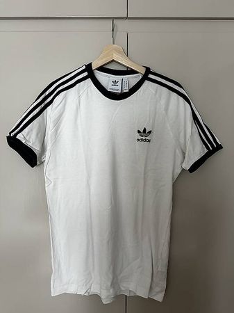 Adidas T-shirt blanc noir