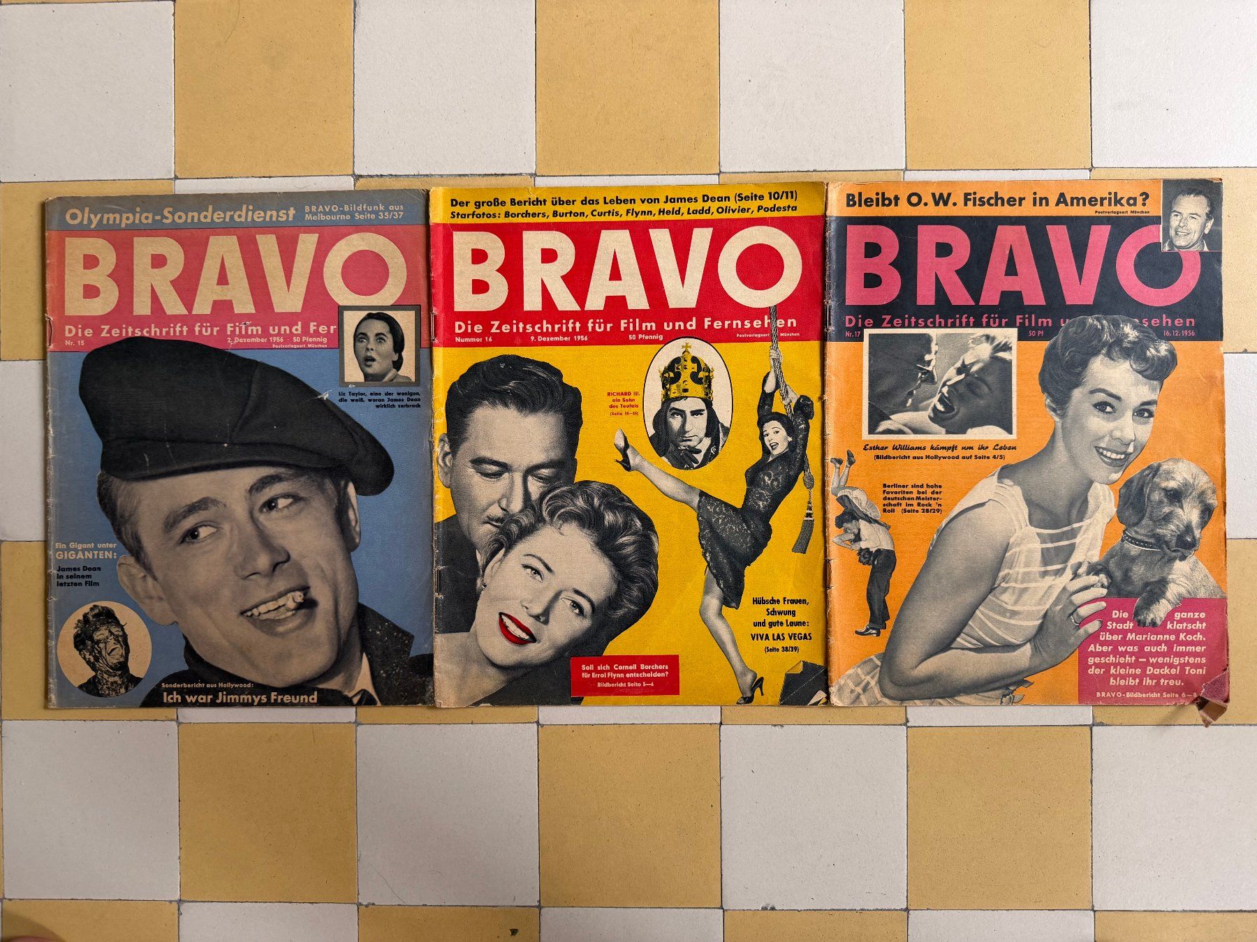 Revues & Magazines: 3 BRAVO Hefte von 1956 – D'occasion à Basel par Zoundzzz