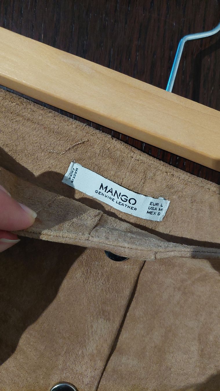 Mango Gonne: Jupe en daim MANGO taille L – Usato da Prilly venduto da July04 3