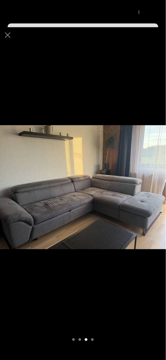 Divani: Ecksofa grau mit Schlaffunktion gebrauchter Zustand – Usato da Hefenhofen venduto da jbeb 1