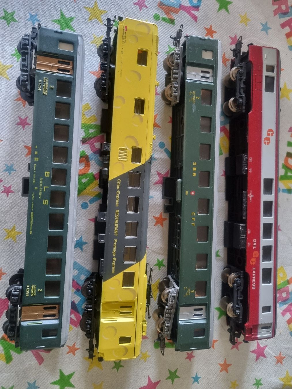 Modellini di ferrovie: 4 wagons  – Usato da yverdon-les-bains venduto da jonathan21 1