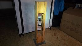 Dekoelement Europalette Kerzenhalter