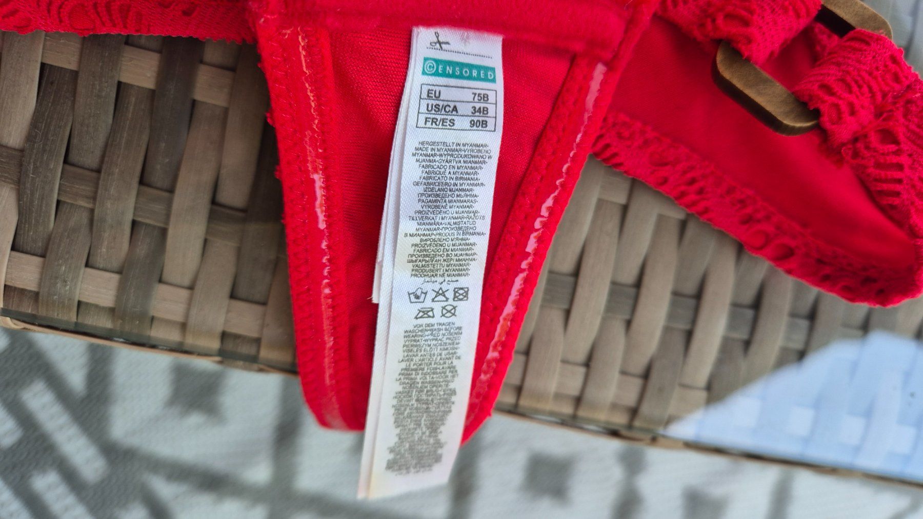 Badekleider & Bikinis: Nuovo costume rosso – Gebraucht aus Gordevio von RUBY104 3