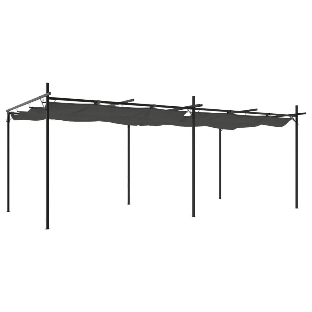 Unterstände: Pergola mit Schiebedach Anthrazit 589x292x230 cm – Neu und originalverpackt aus  von  1