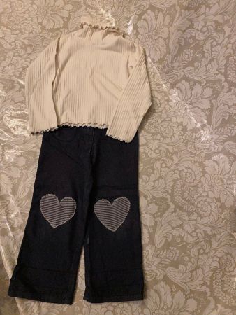 Herzige Hose mit Rolli f. Girls 6 Jahre