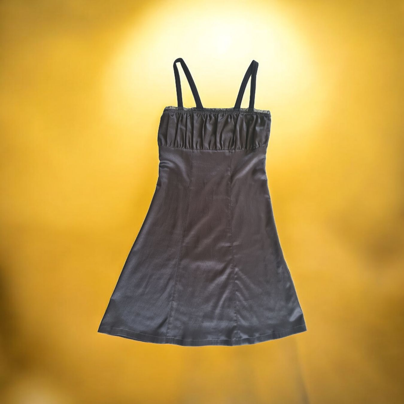 Vestiti: Robe noire (36)Satinée devant/Dos Jersey(Envoi 2fr) – Usato da Etoy venduto da MyStyleMyMode 4