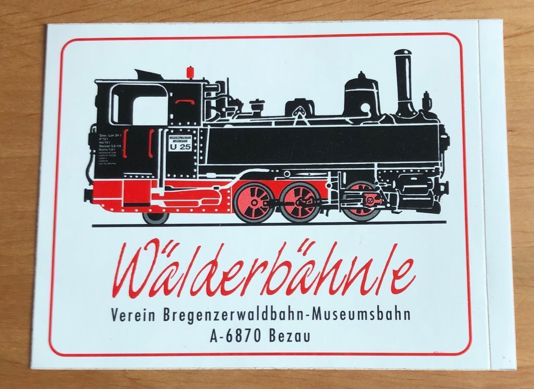Sticker: Abziehbild Dampfbahn – Usato da Zürich venduto da Capreola