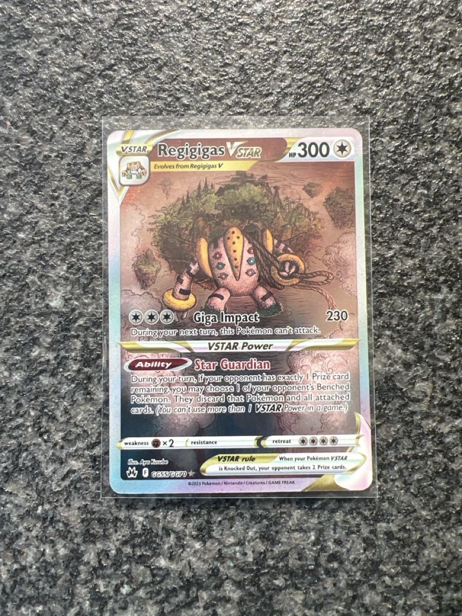 Pokémon Carte collezionabili: Regigigas Vstar GG55 – Nuovo (secondo la descrizione) da Brittnau venduto da CRU26