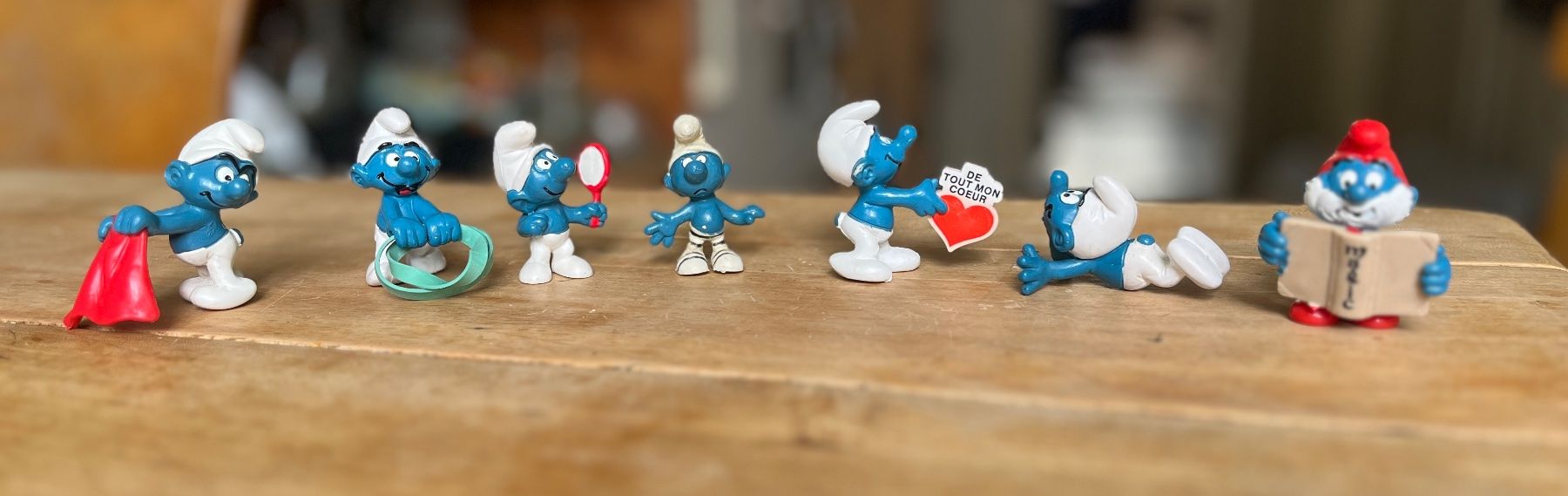 Schleich Statuette: 7 Schlümpfe – Usato da Basel venduto da faehri