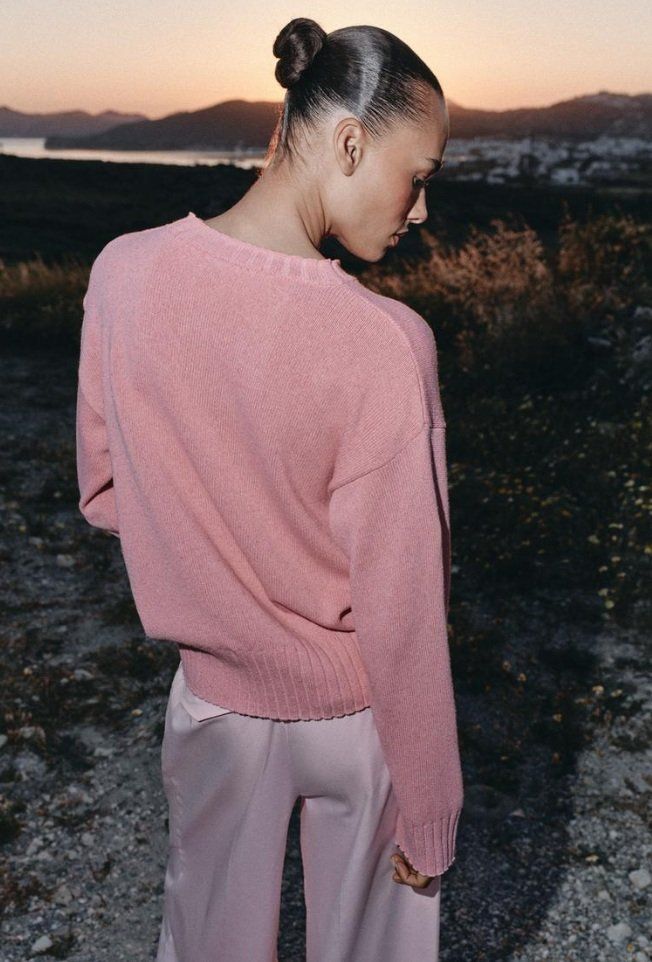 Zara Maglioni & Felpe: ZARA Damen Pullover Strickpullover rosa Rundhals M NEU – Nuovo e nell'imballaggio originale da Rotkreuz venduto da ILURENA 4