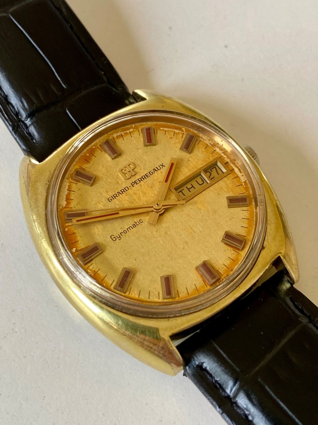 Girard-Perregaux Uhren: Girard Perregaux Gyromatic Day Date Ruby indexes dial – Gebraucht aus Küsnacht ZH von Pedramy 2