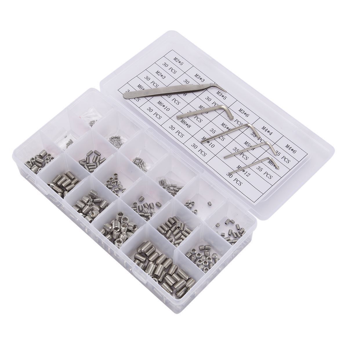 Metall- & Schlosserei Sonstiges: Madenschrauben Set M2 M3 M4 M5 M6 M8 – Neu (gemäss Beschreibung) aus Thun von  3