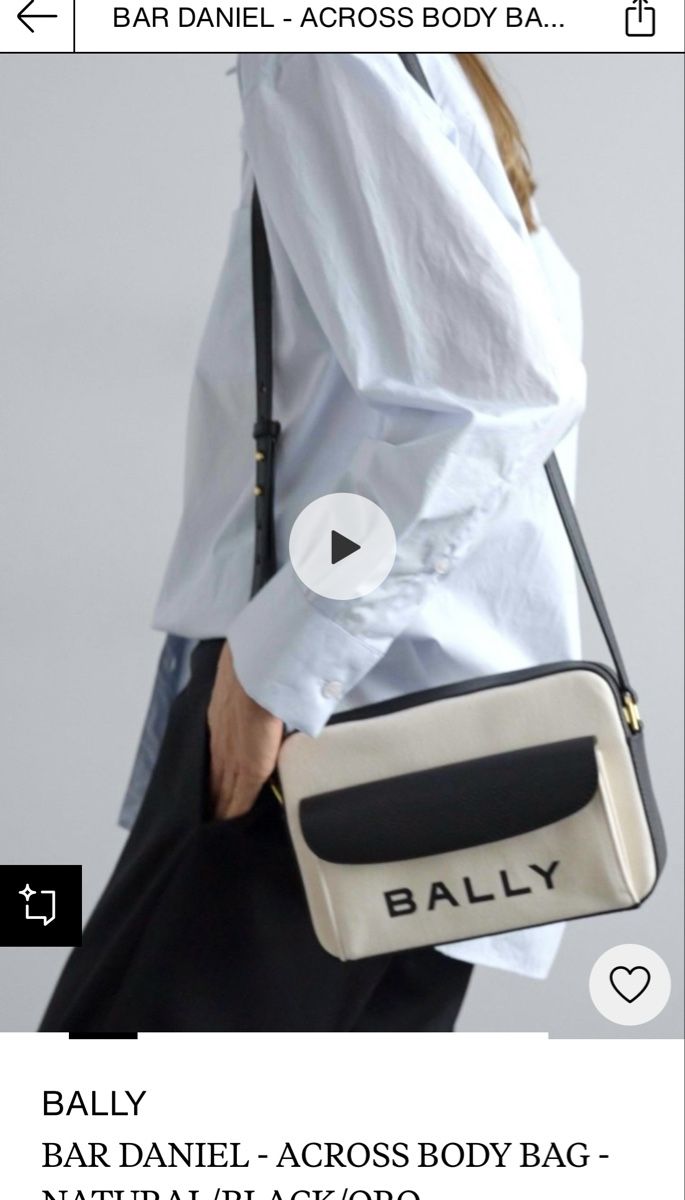 Bally Borse da donna: Bally Bar Daniel Crossbody Bag – Usato da Luzern venduto da rec_8srh 6