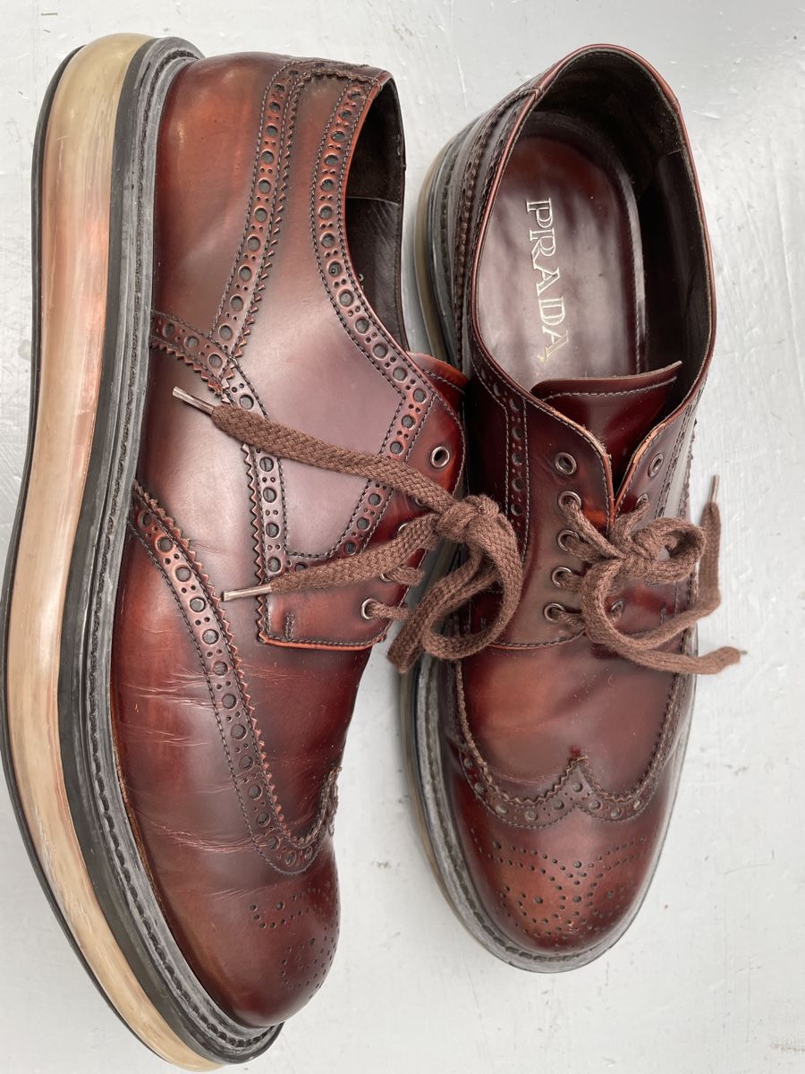 Prada Herrenschuhe: PRADA. Derby  Herrenschuhe 45 – Gebraucht aus Zürich von Danokiko 4