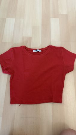Tshirt rot, bauchfrei, Grösse XS
