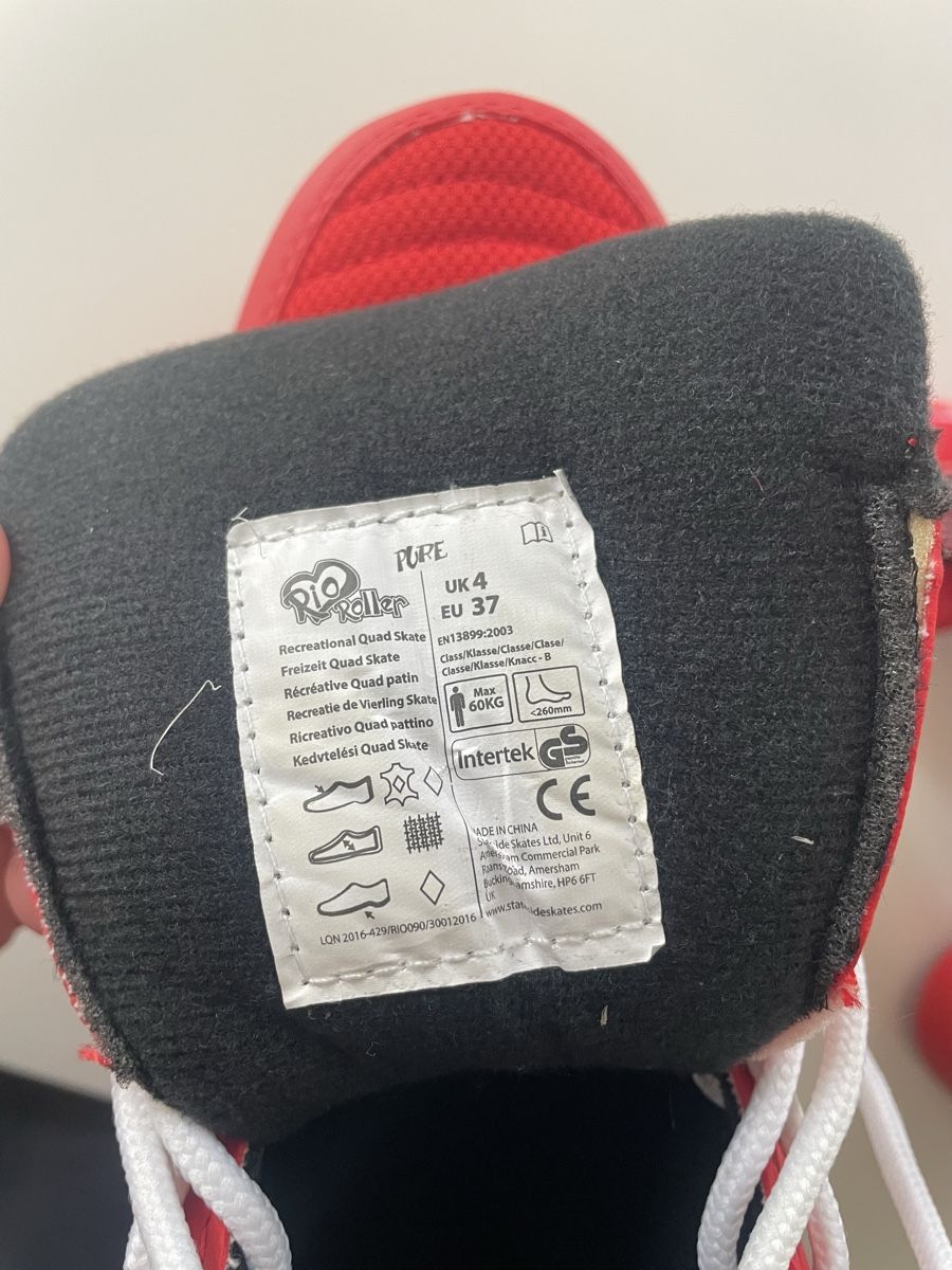 Pattini in linea & Pattini a rotelle: Rollschuhe der Marke Rio Roller rot – Nuovo (secondo la descrizione) da Rütihof venduto da JulieH85 3
