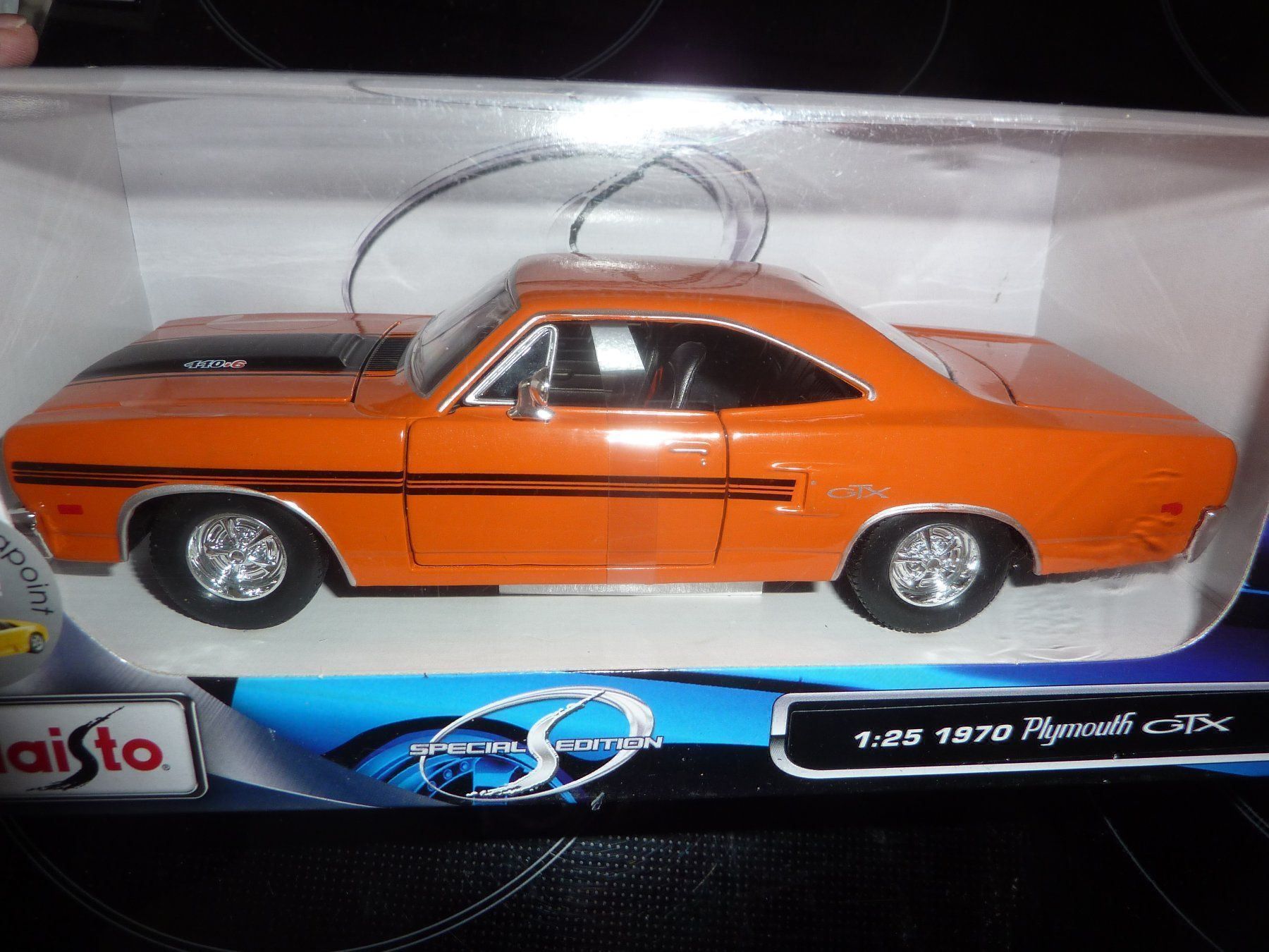 Modellini d'auto: PLYMOUTH GTX 1970 – Nuovo e nell'imballaggio originale da Balsthal venduto da bouteliee