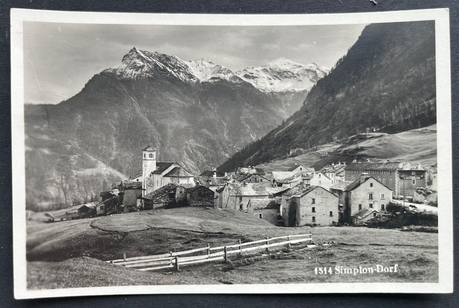 Cartoline postali: Simplon-Dorf, ca. 1950, Fotokarte – Usato da Ostermundigen venduto da DaxKarten-75