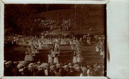 Foto-AK, vermutlich Kinderfest St. Gallen