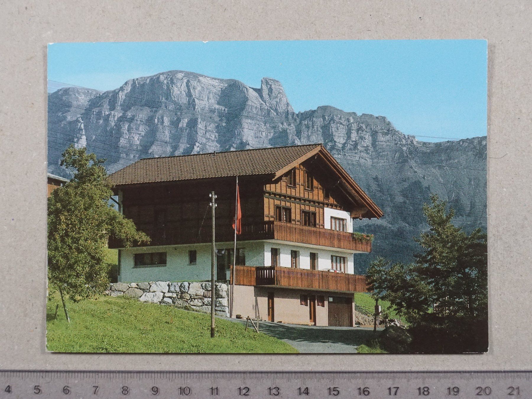 Ansichtskarten: Flumserberg, Ferienhaus Schnäls, 1995 – Gebraucht aus Lenzburg von fh1